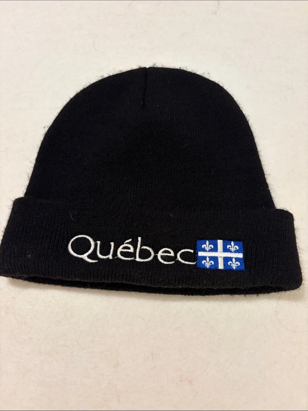 Quebec black Beanie